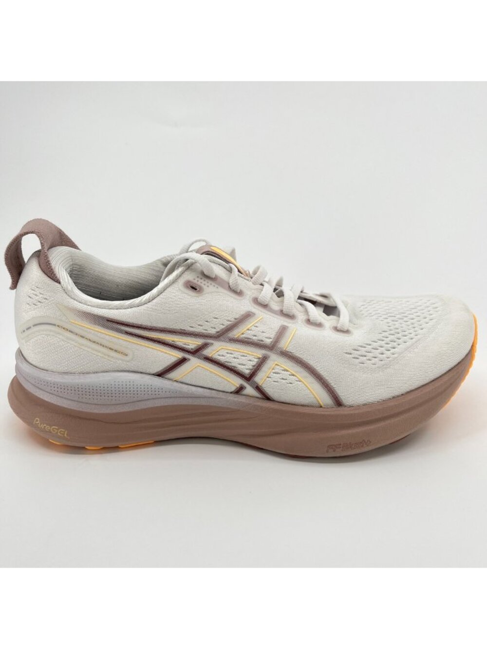 Asics Gel-Kayano 32 Womens Size 10.5 White Brown Athletic Running Shoes Sneakers